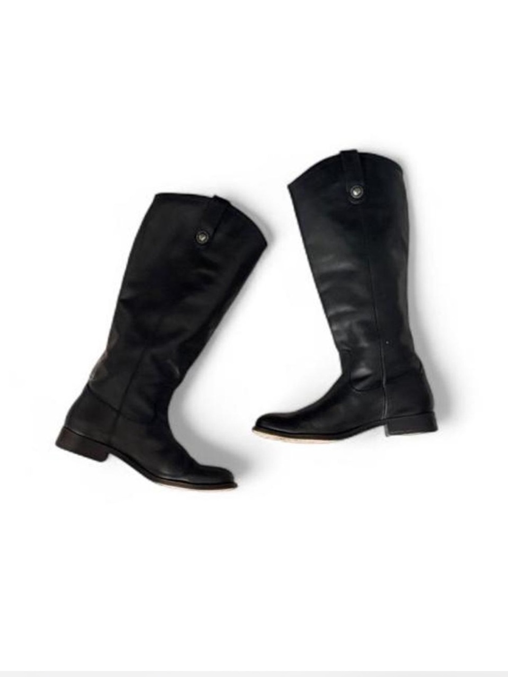 Classic Black Frye Leather Knee-High Women's Boots